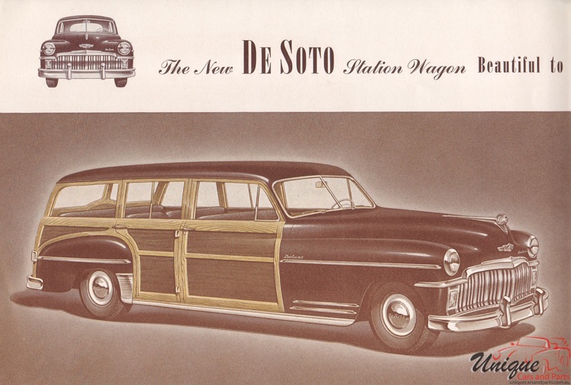 1949 DeSoto Wagon Brochure Page 4